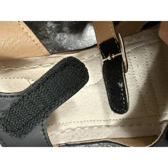 Patrizia By Spring Step Womens Cirielle Wedge Sandal‎ Comfort Walk Black 41/10 - Picture 8 of 12